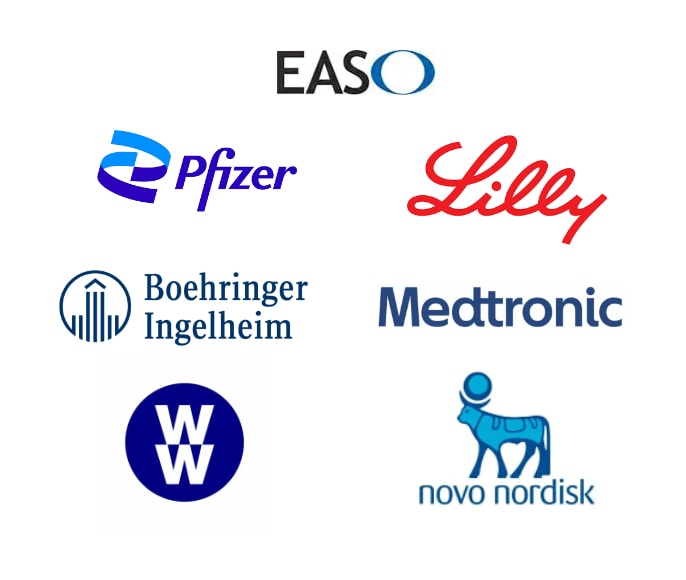 ECPO Supporters a bunch of different logos that are on a white background.